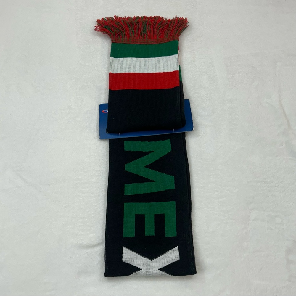 Mexico Soccer Logo Black Eclipse Winter Country Acrylic Scarf Scarve Unisex OSFM